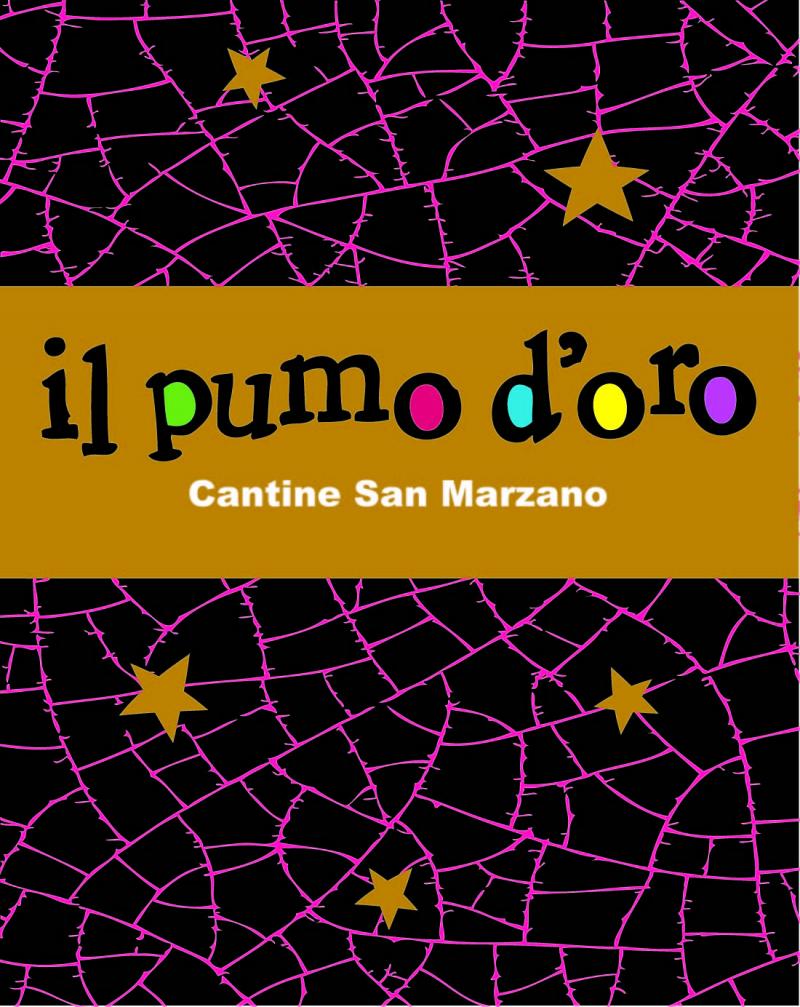 Weinetikett, Entwurf "Il Pumo d'Oro" 5
